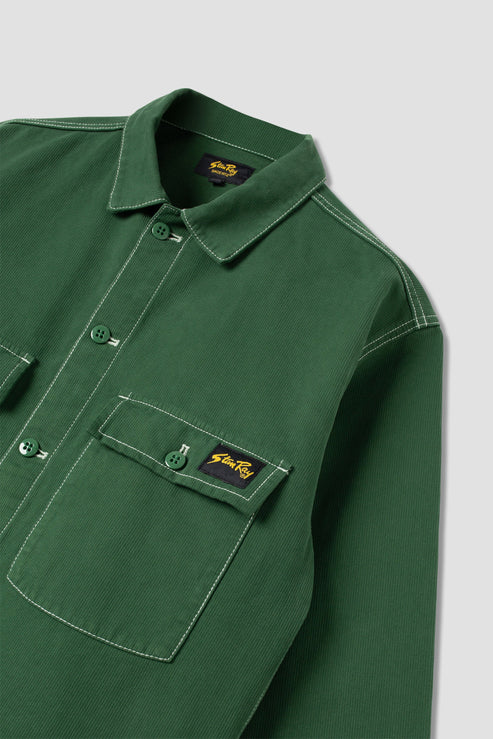 CPO SHIRT - Racing Green Bedford Cord