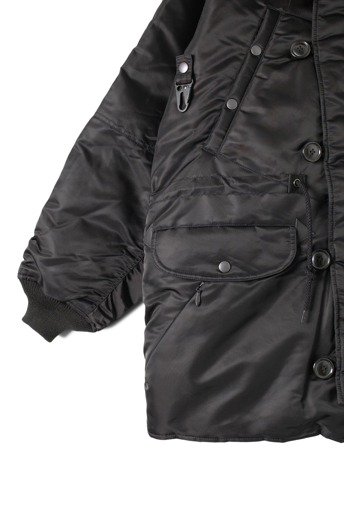 Manastash Extra Mile N-3 Coat - Black