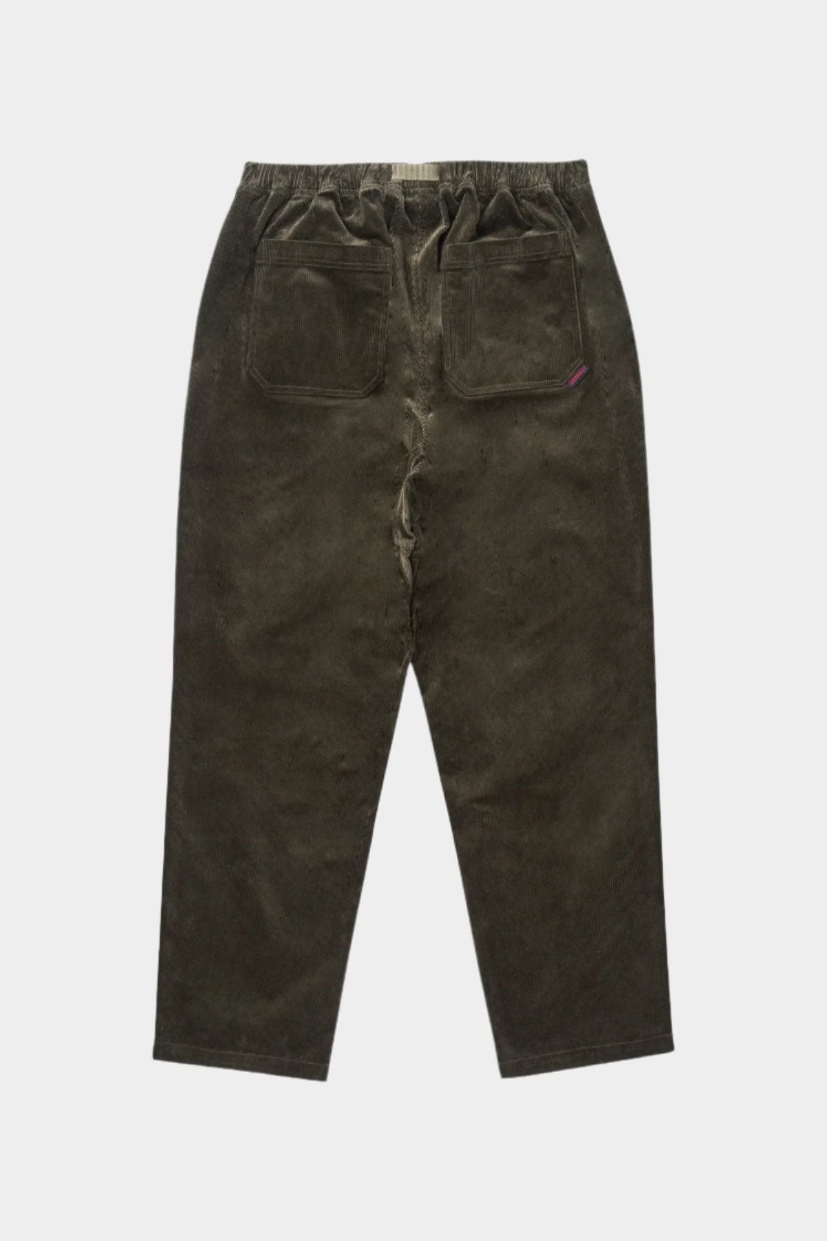 CORDUROY LOOSE TAPERED RIDGE PANT - OLIVE