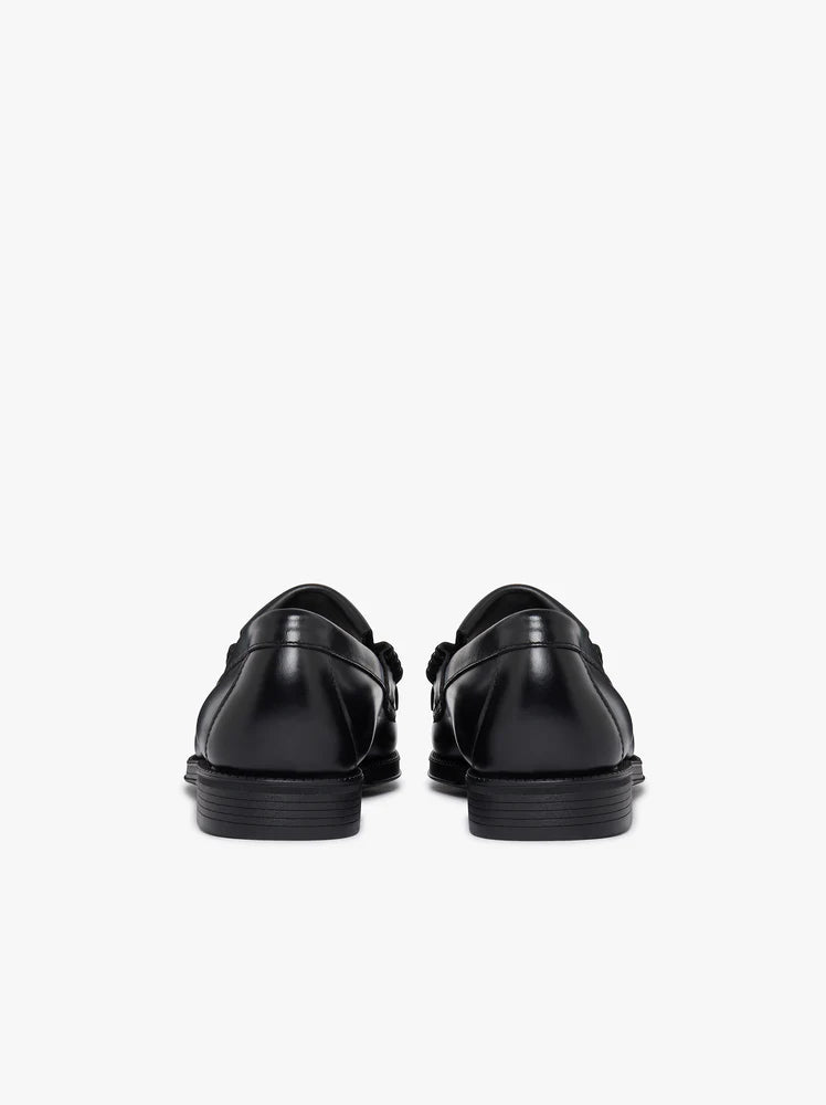 Easy Weejuns Layton II Kiltie Loafers - Black Leather