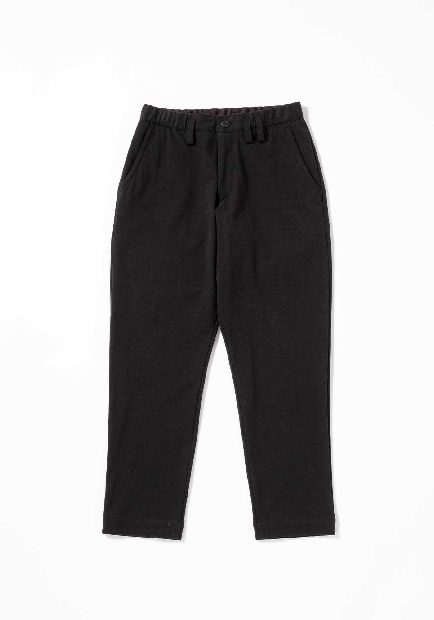 Jackman Stretch Peg Top Pants - Black