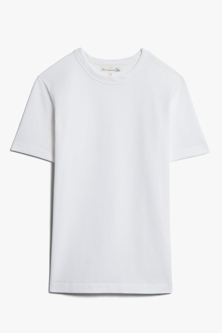 GOOD ORIGINALS 214 men&#39;s ioopwheeled T-shirt, 7,2oz/sq.yd, relaxed fit 01 white