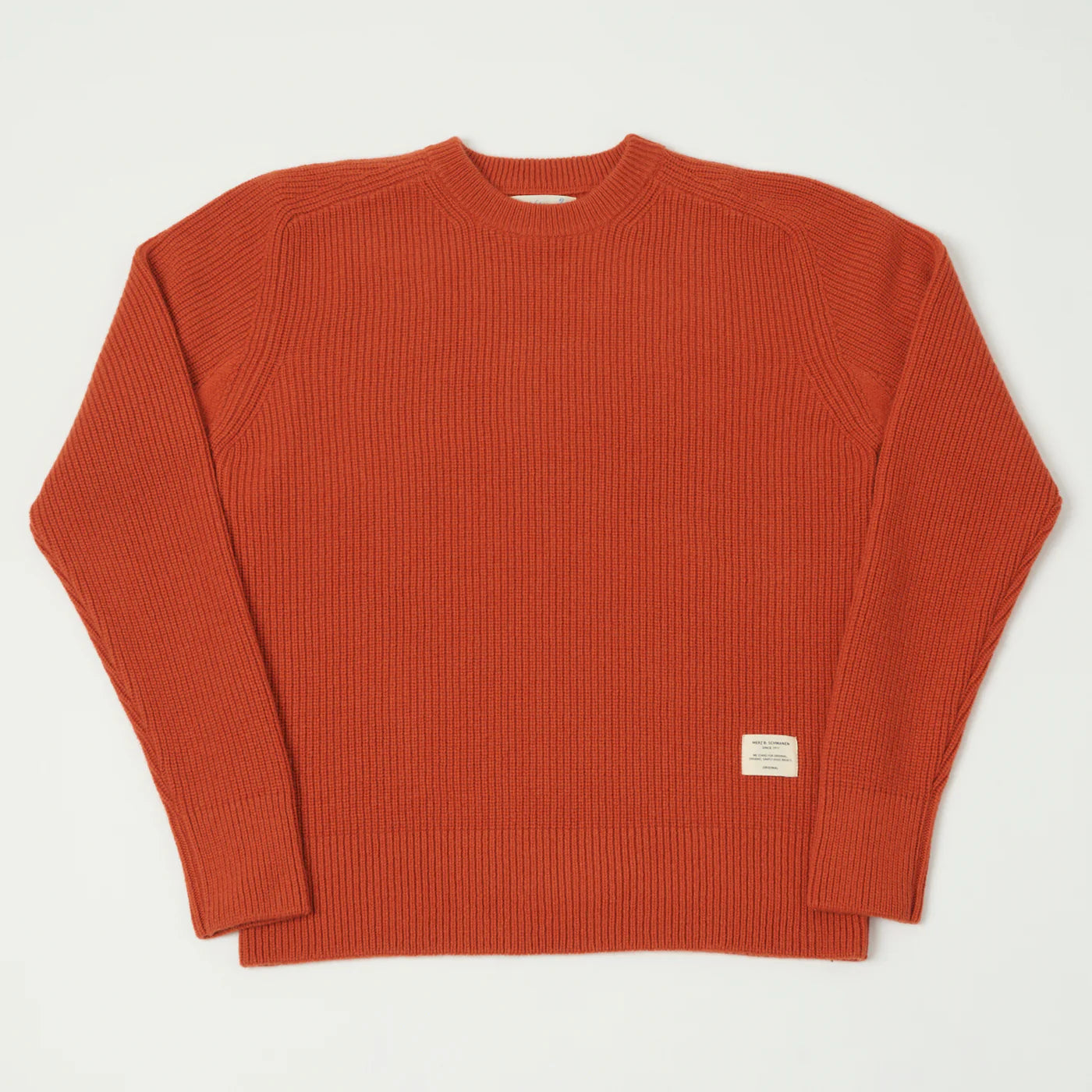 GOOD BASICS Turtleneck pullover, merino cashmere blend, relaxed fit - Rust