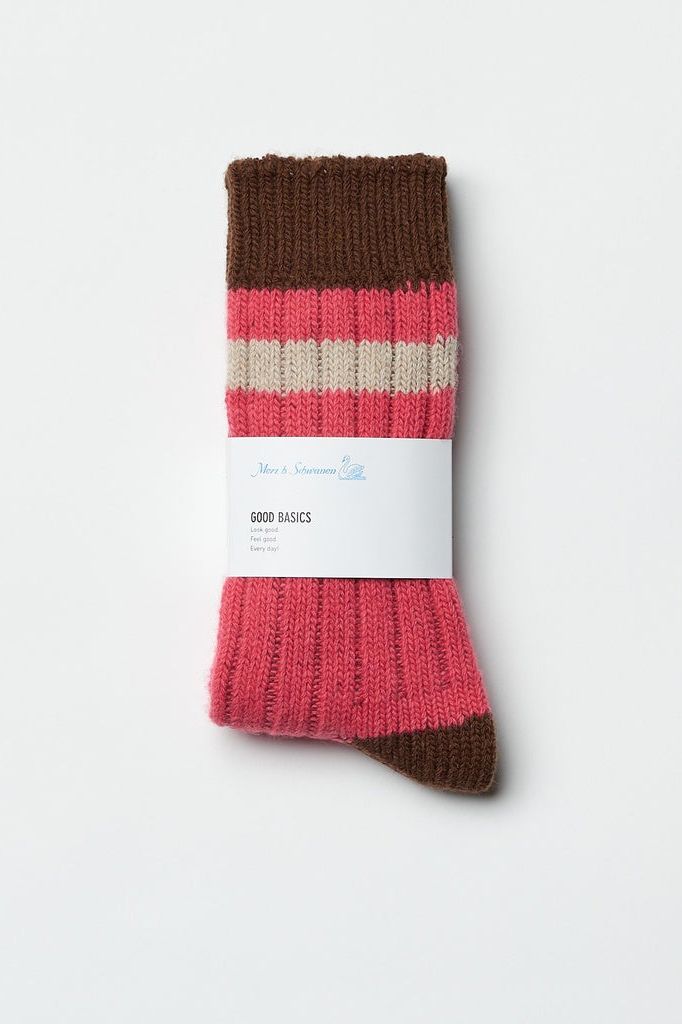 GOOD BASICS Socks - Raspberry