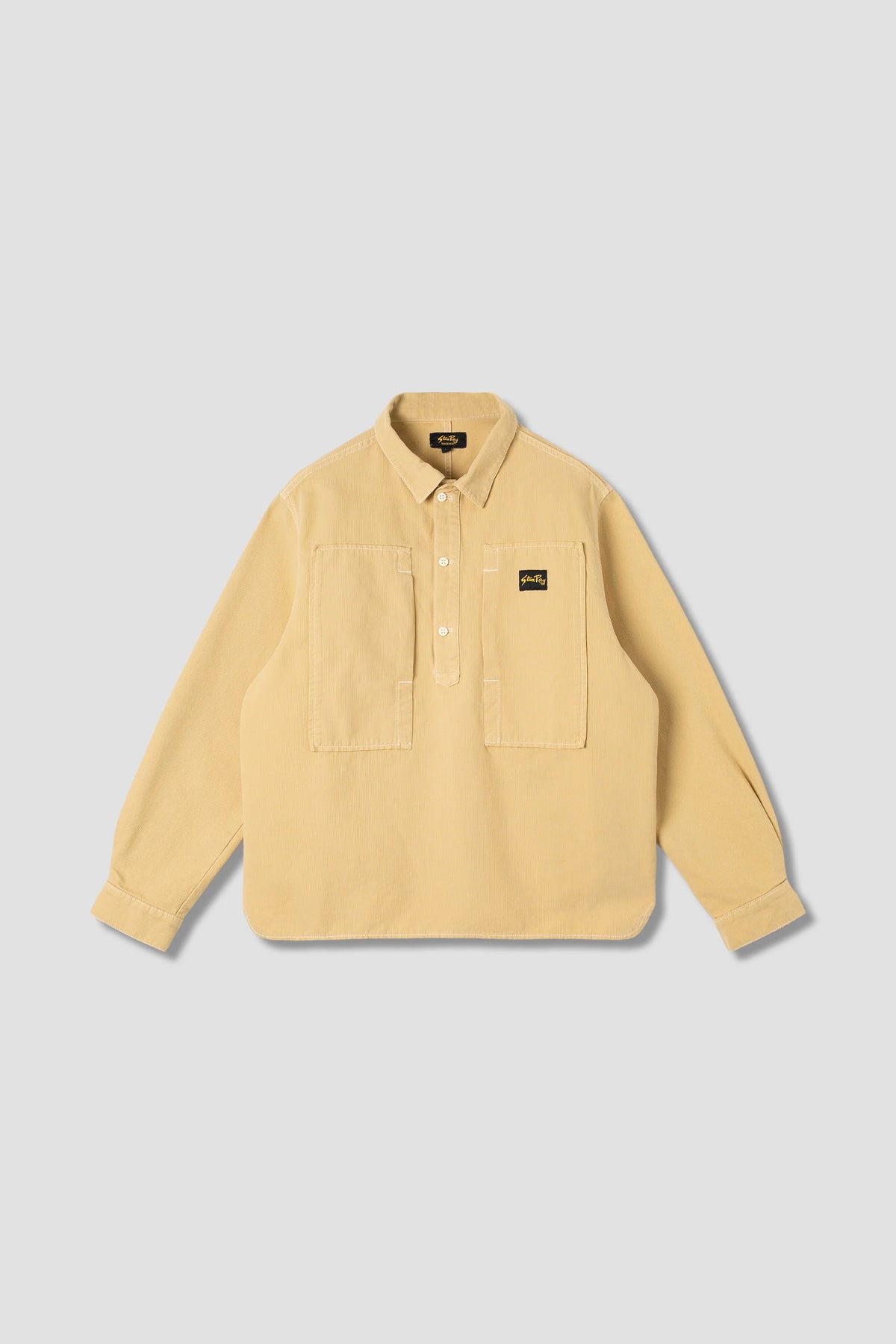 PAINTERS POP OVER SHIRT - Khaki Bedford Cord