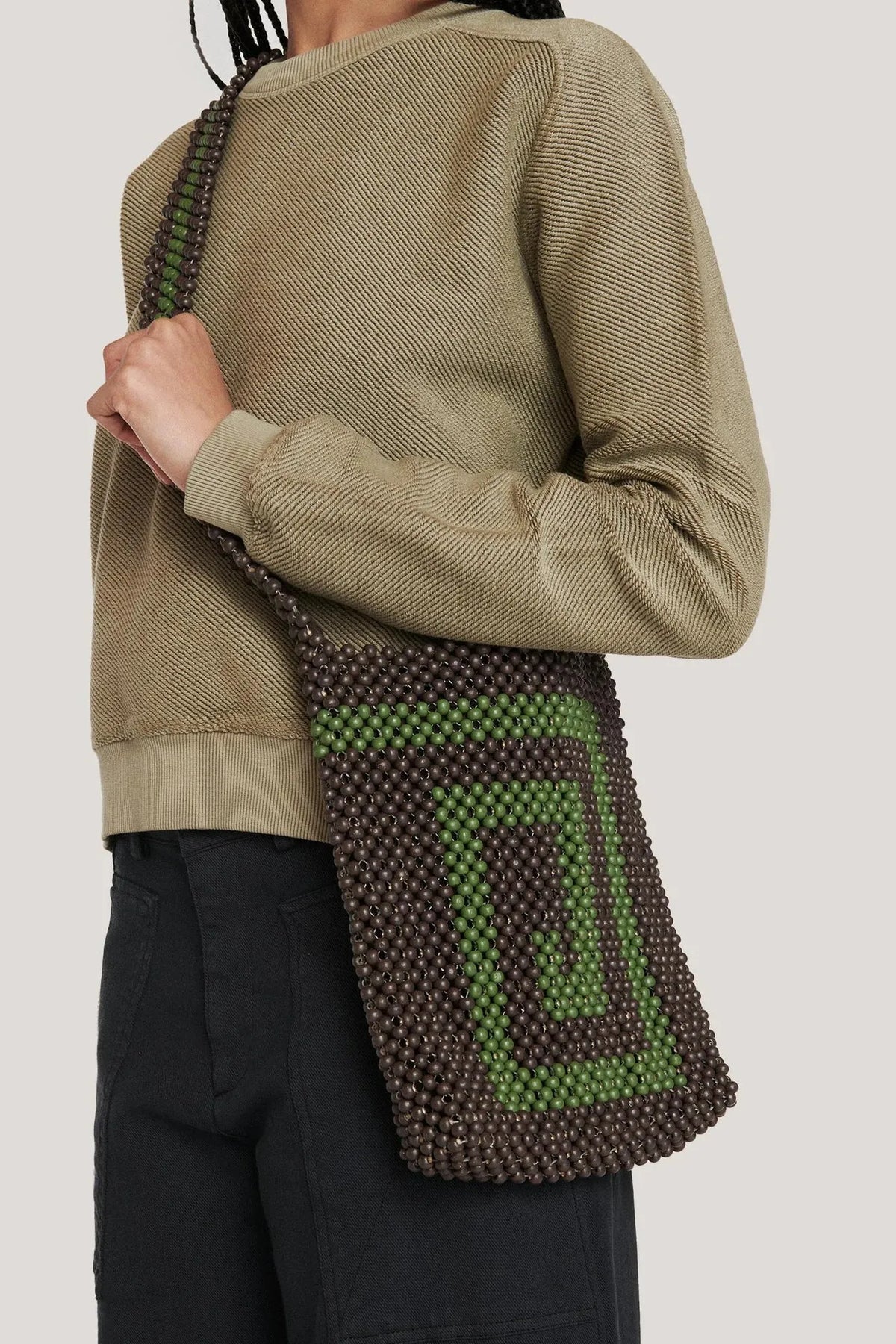 PILGRIM BAG - Brown Green