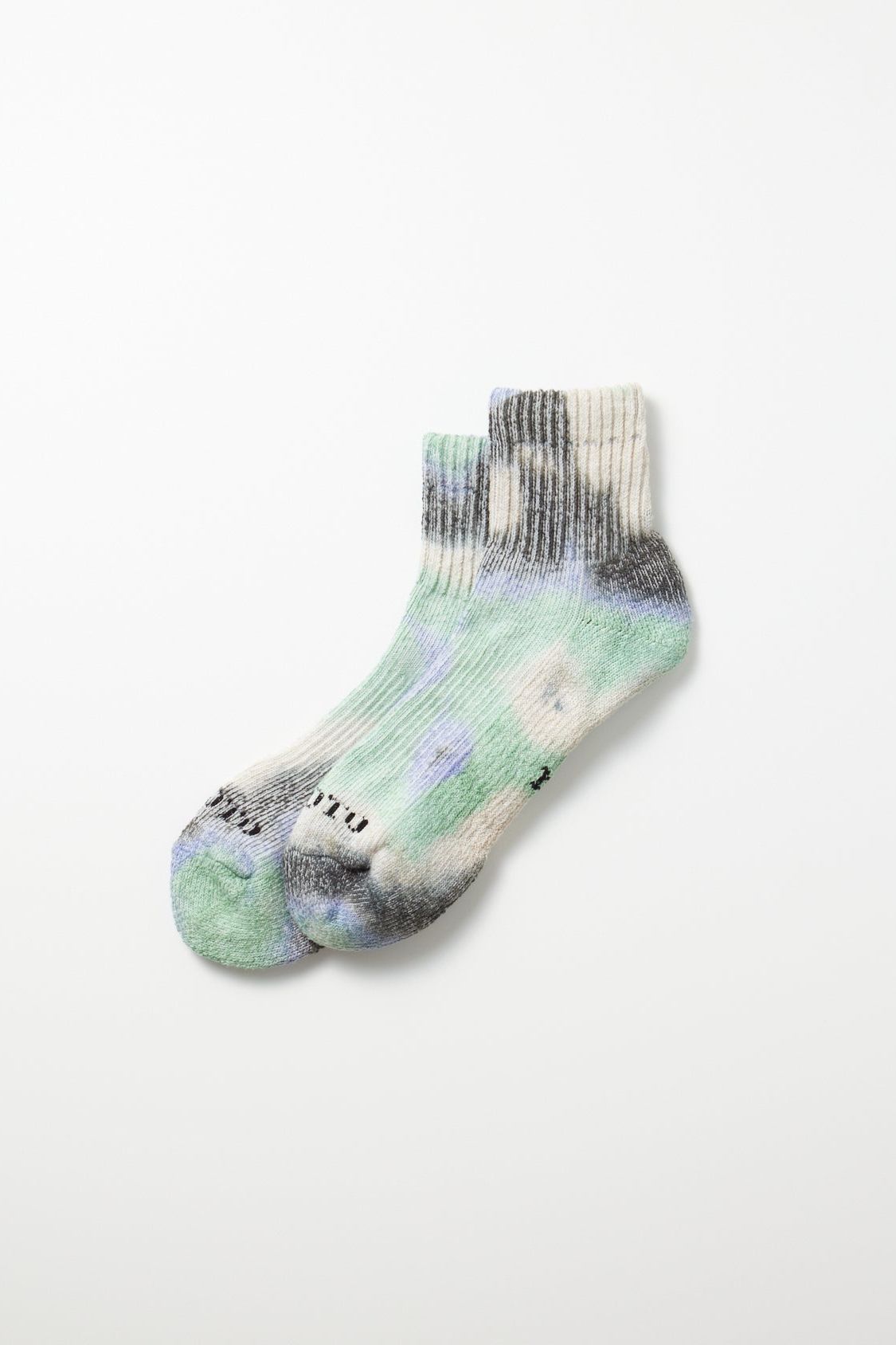 ROTOTO Hemp/Organic Cotton Pile Ankle Socks "Tie-Dye" - 3 Options