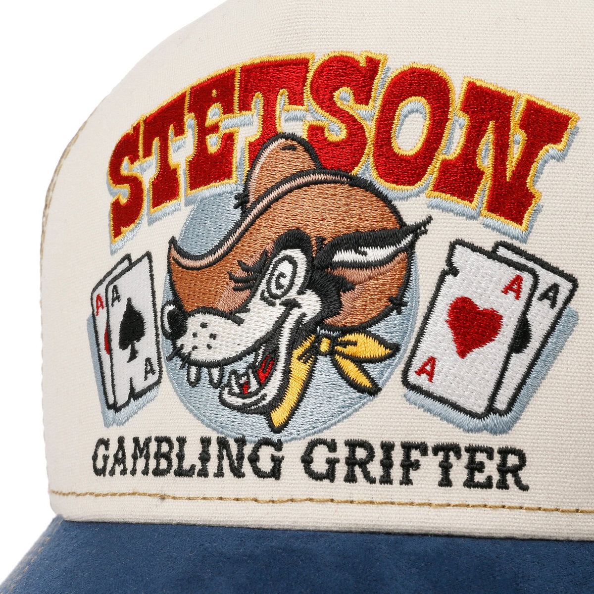 Stetson Gambling Grifter Trucker Cap - Beige