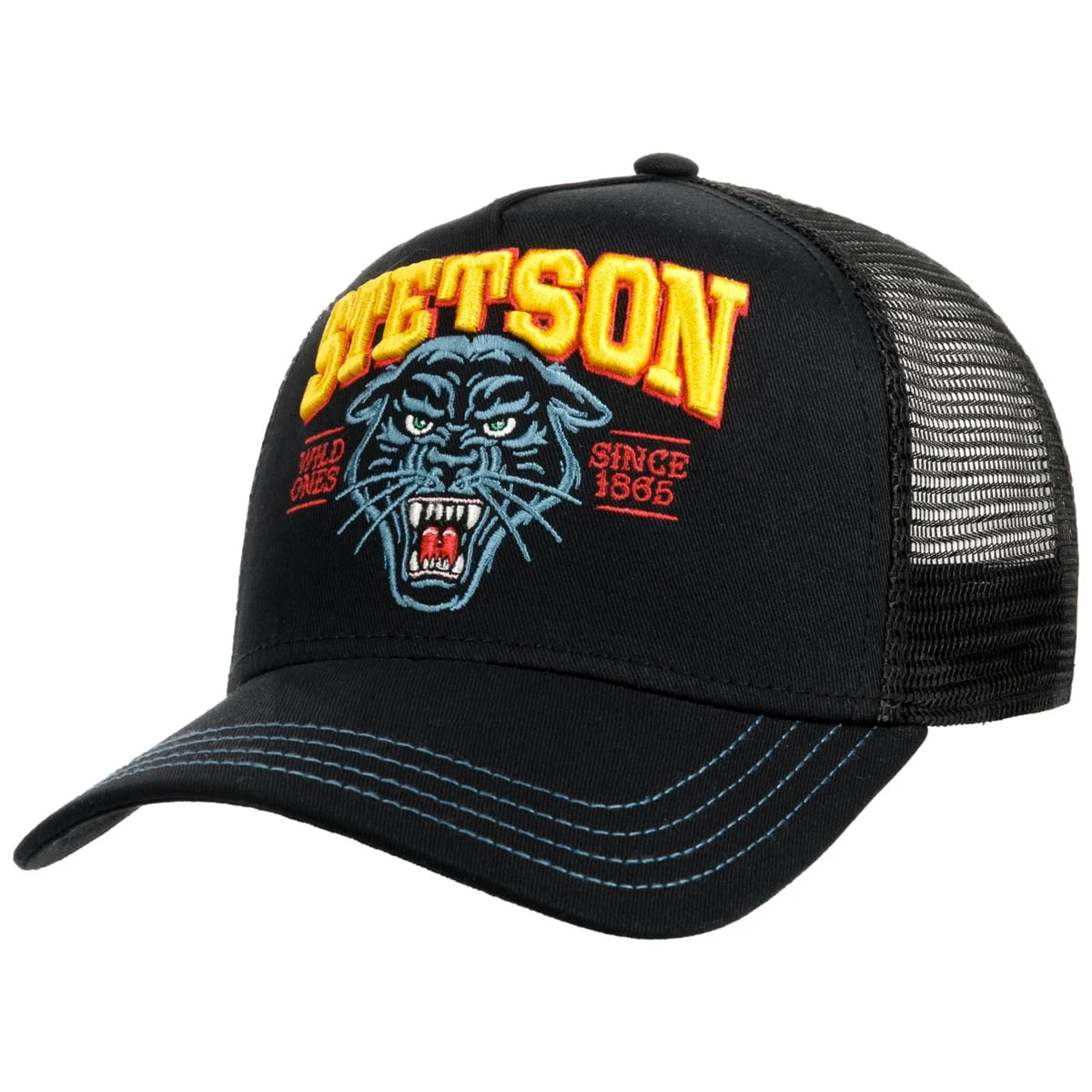 Stetson Wild Ones Trucker Cap - Black