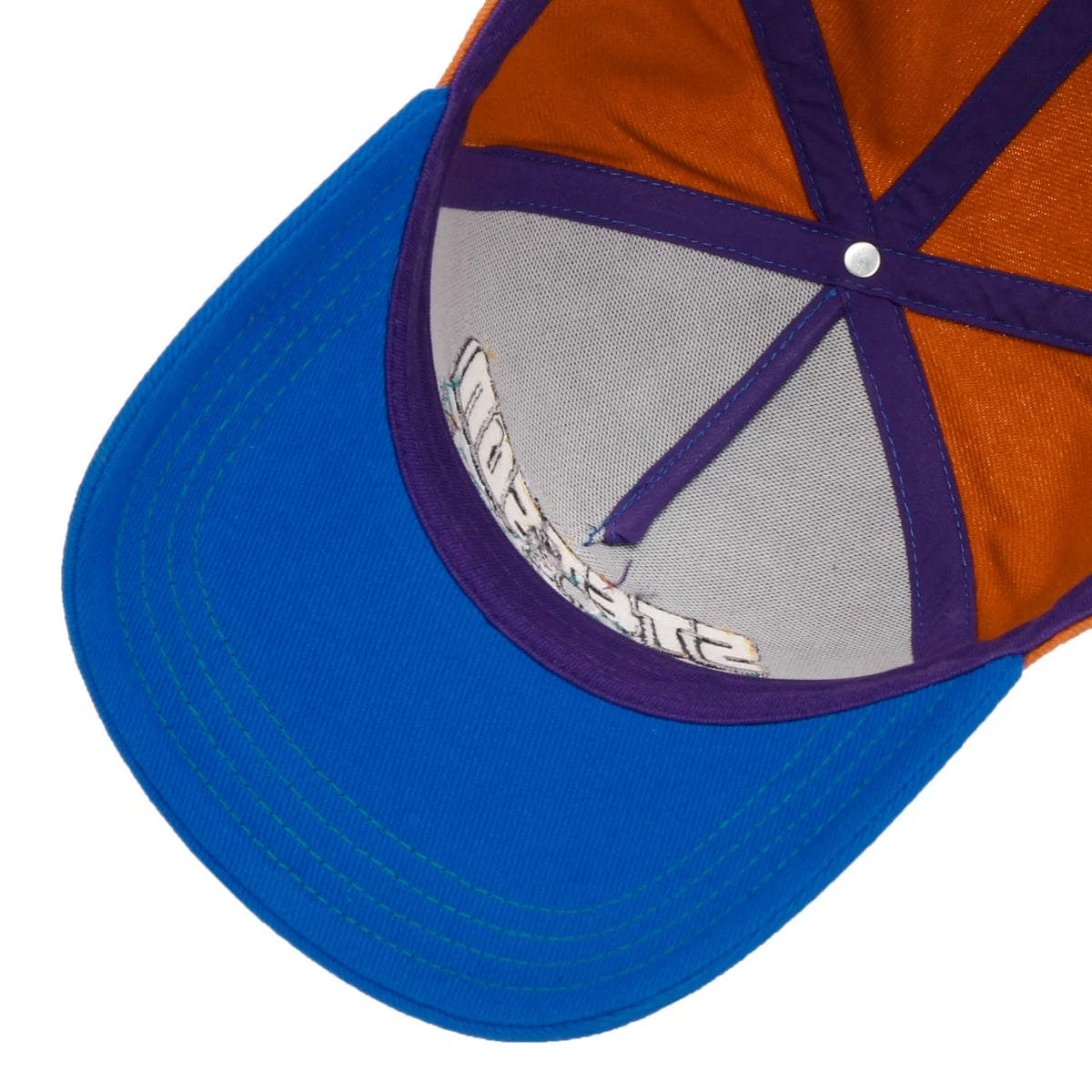 Stetson Ski Trucker Colour Block Cap - Blue/Orange