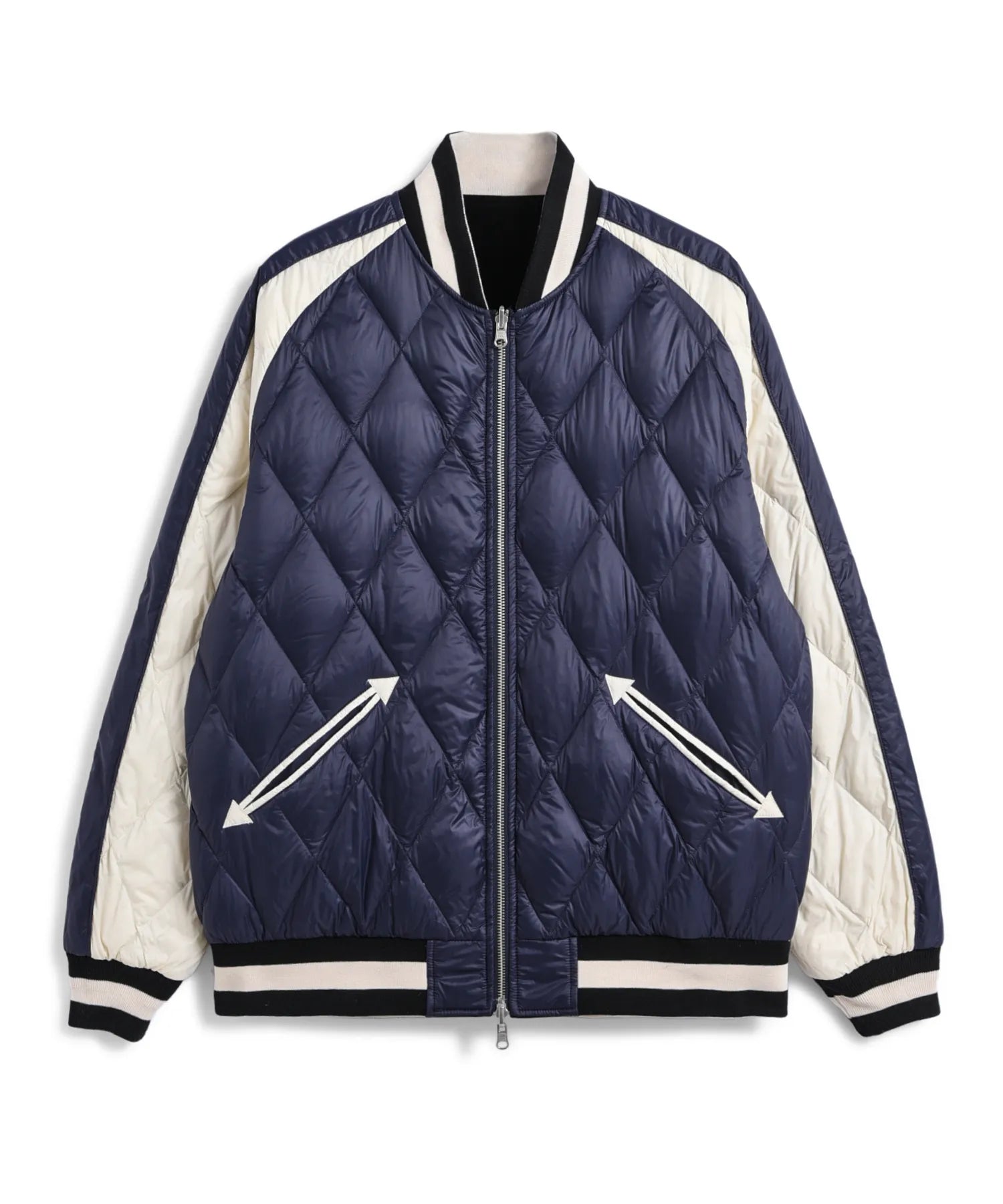 Taion Reversible Skajan Jacket - Blue/Black