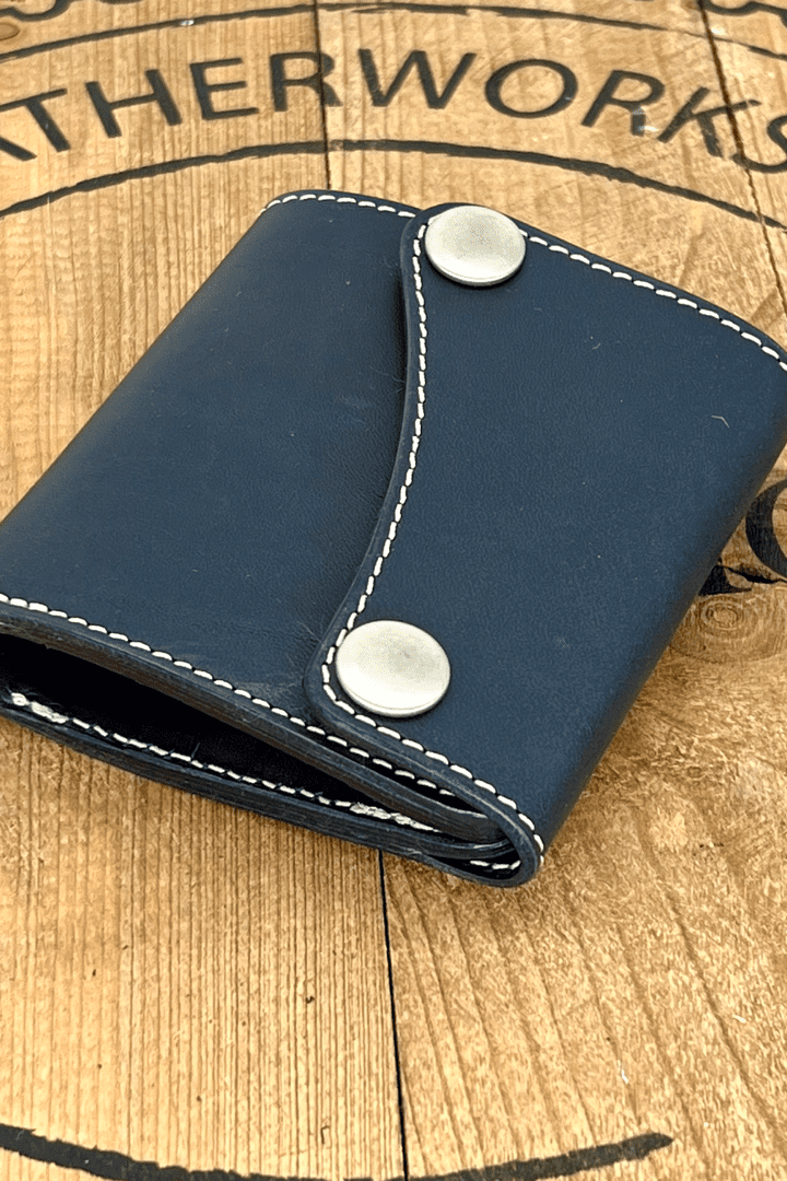 Barnes and Moore Sportsman Mid Wallet Silver Series - Indigo