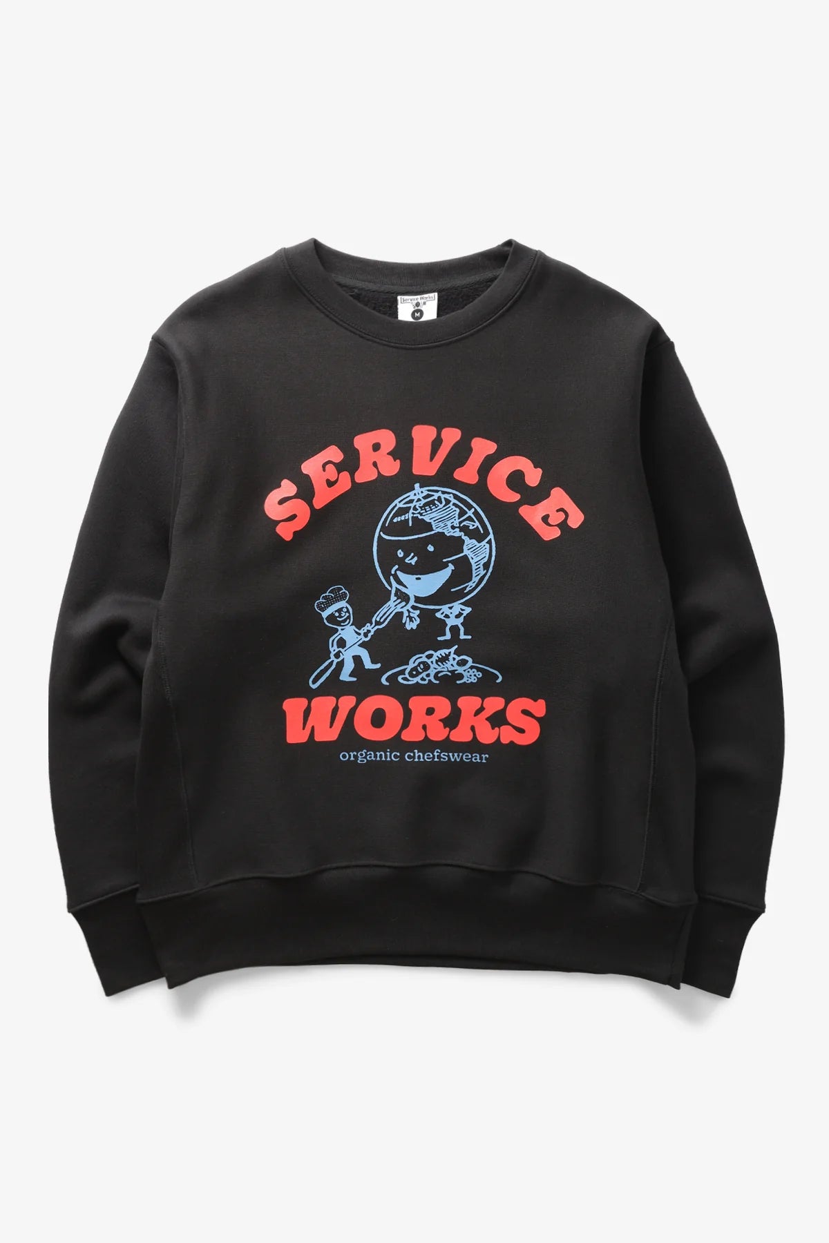 Organic Chefswear Crewneck - Black