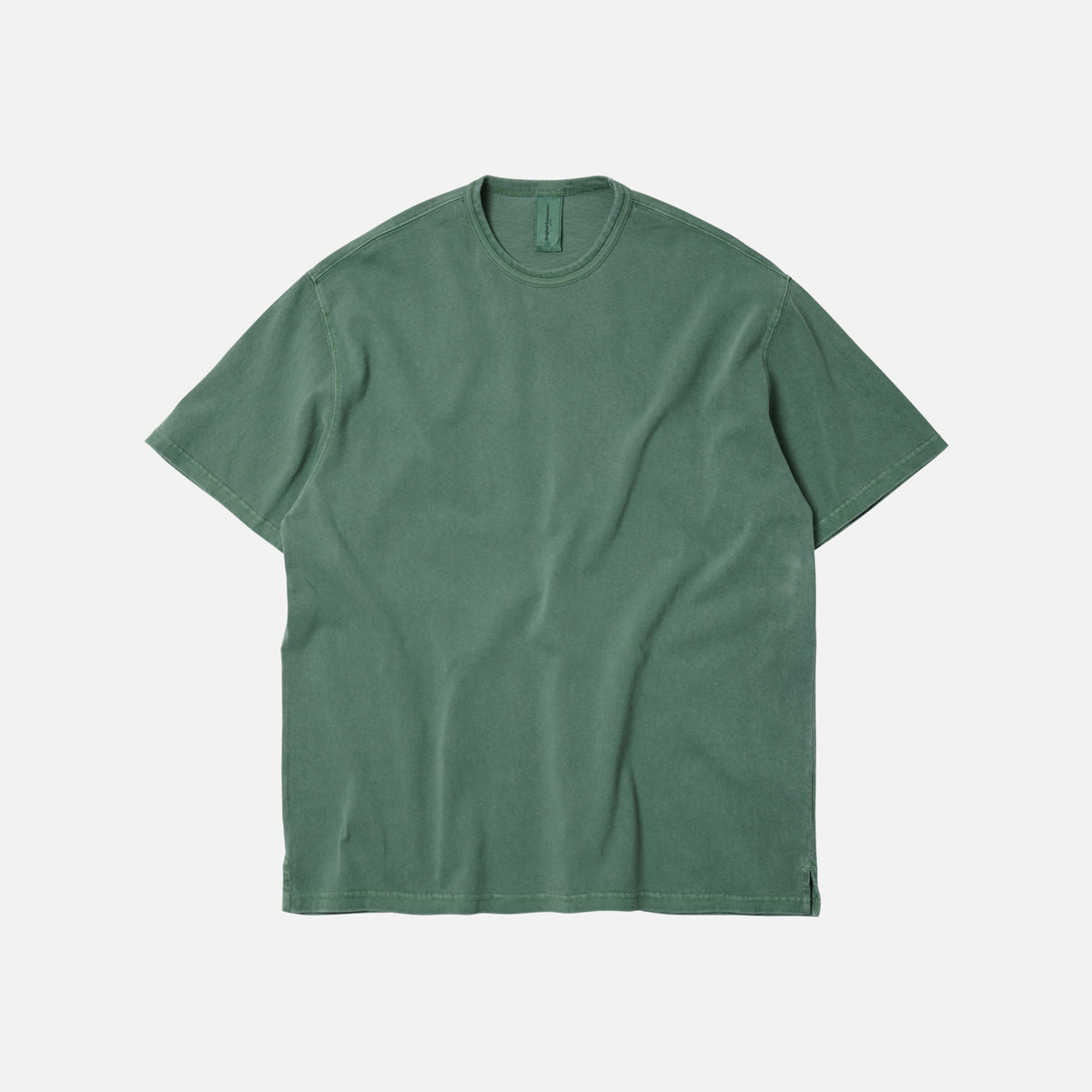 OG PIGMENT DYEING HALF TEE GREEN