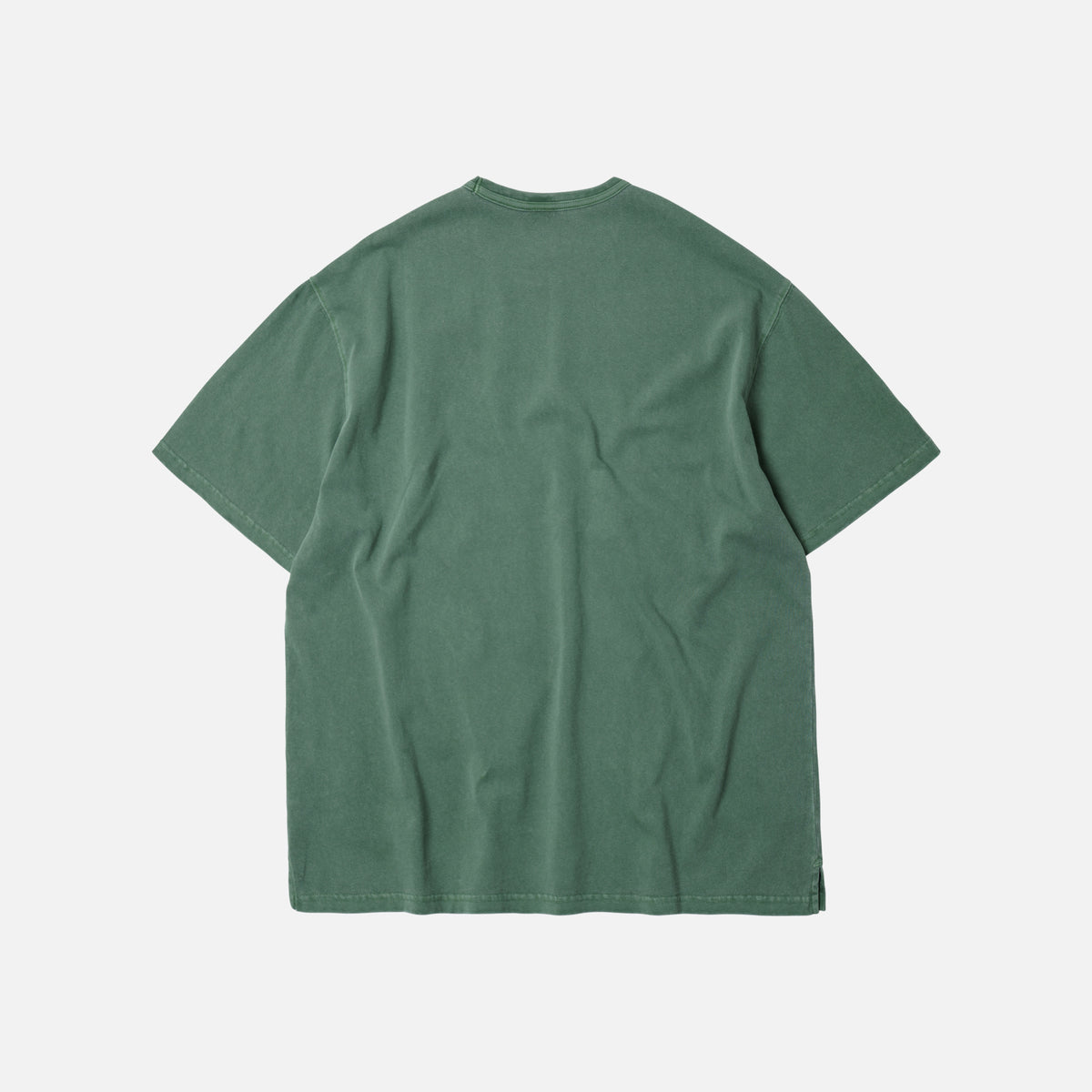 OG PIGMENT DYEING HALF TEE GREEN