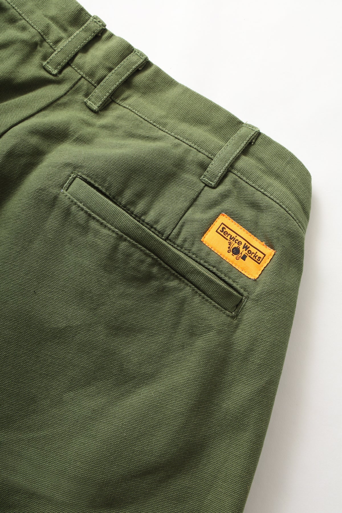 Canvas Part Timer Pant - Olive