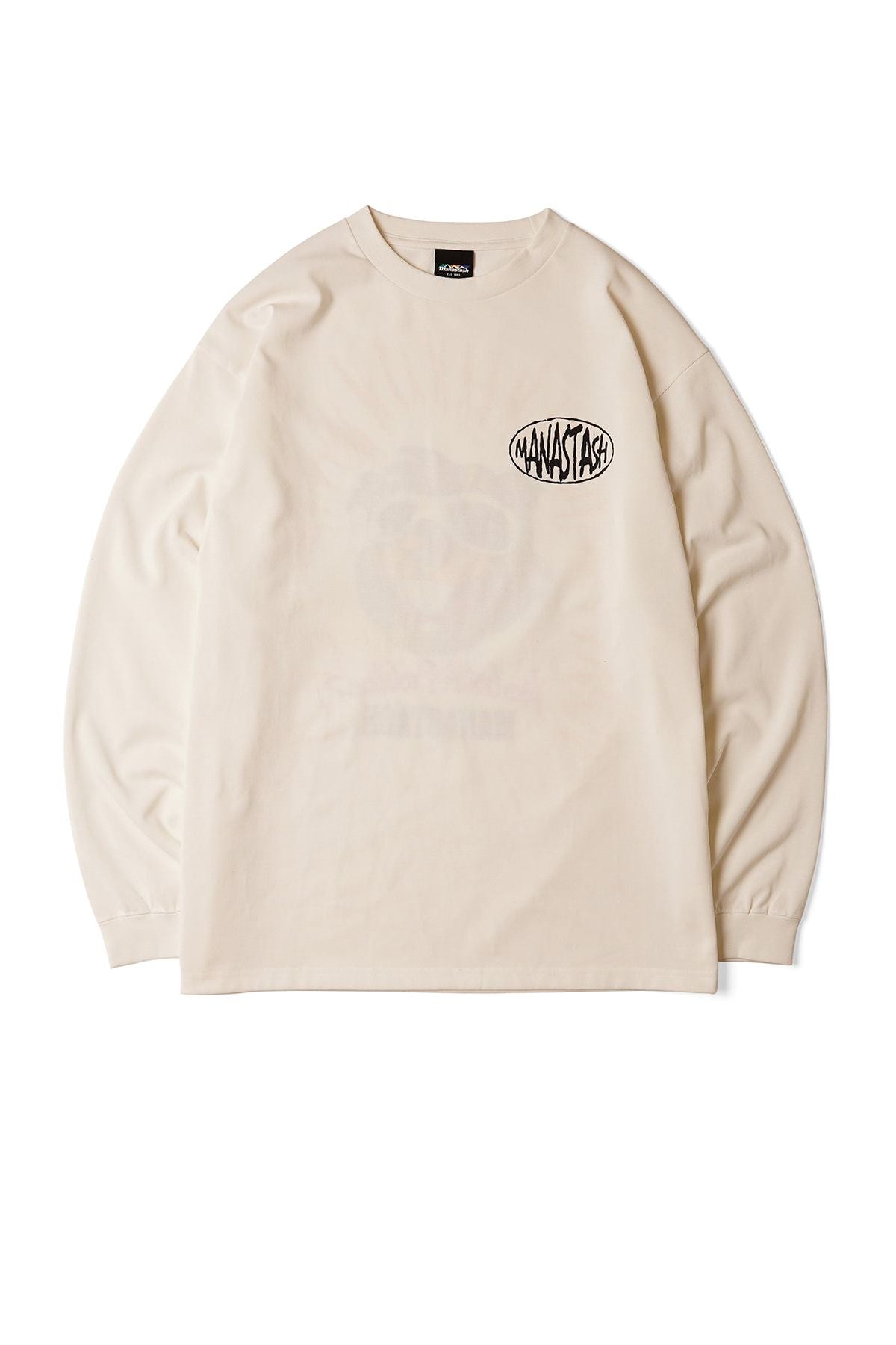 Manastash Beaver Long Sleeve T-Shirt - White