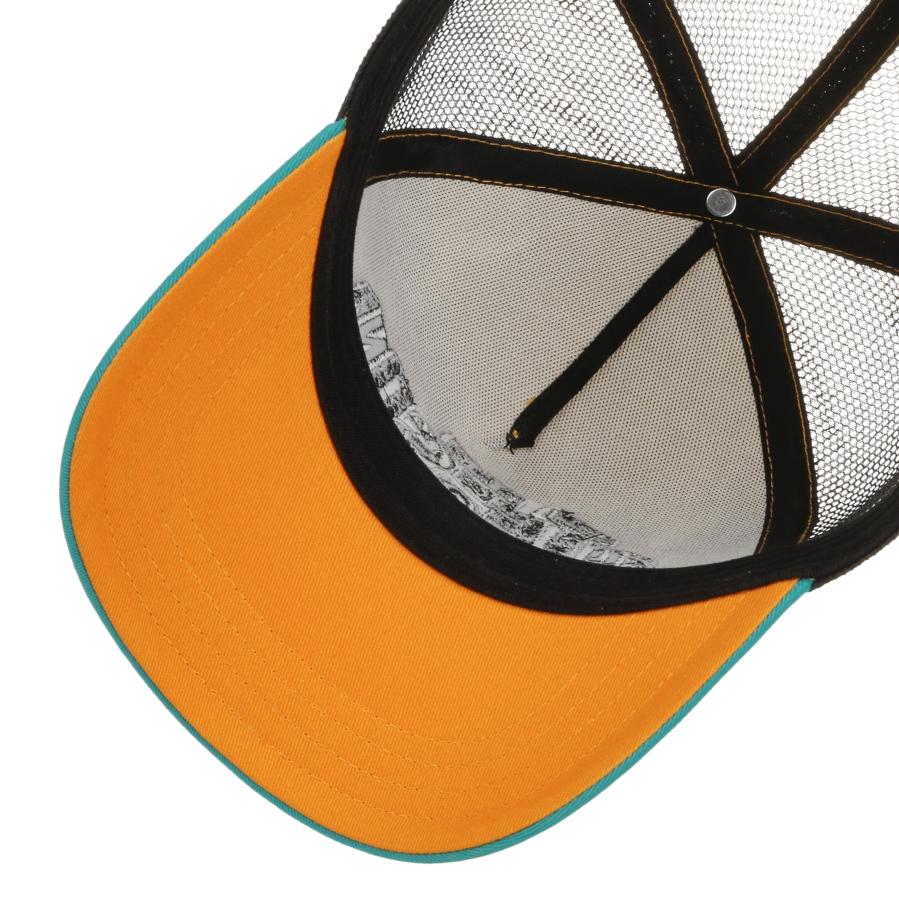 Soundbox Trucker Cap - Turquoise/Beige