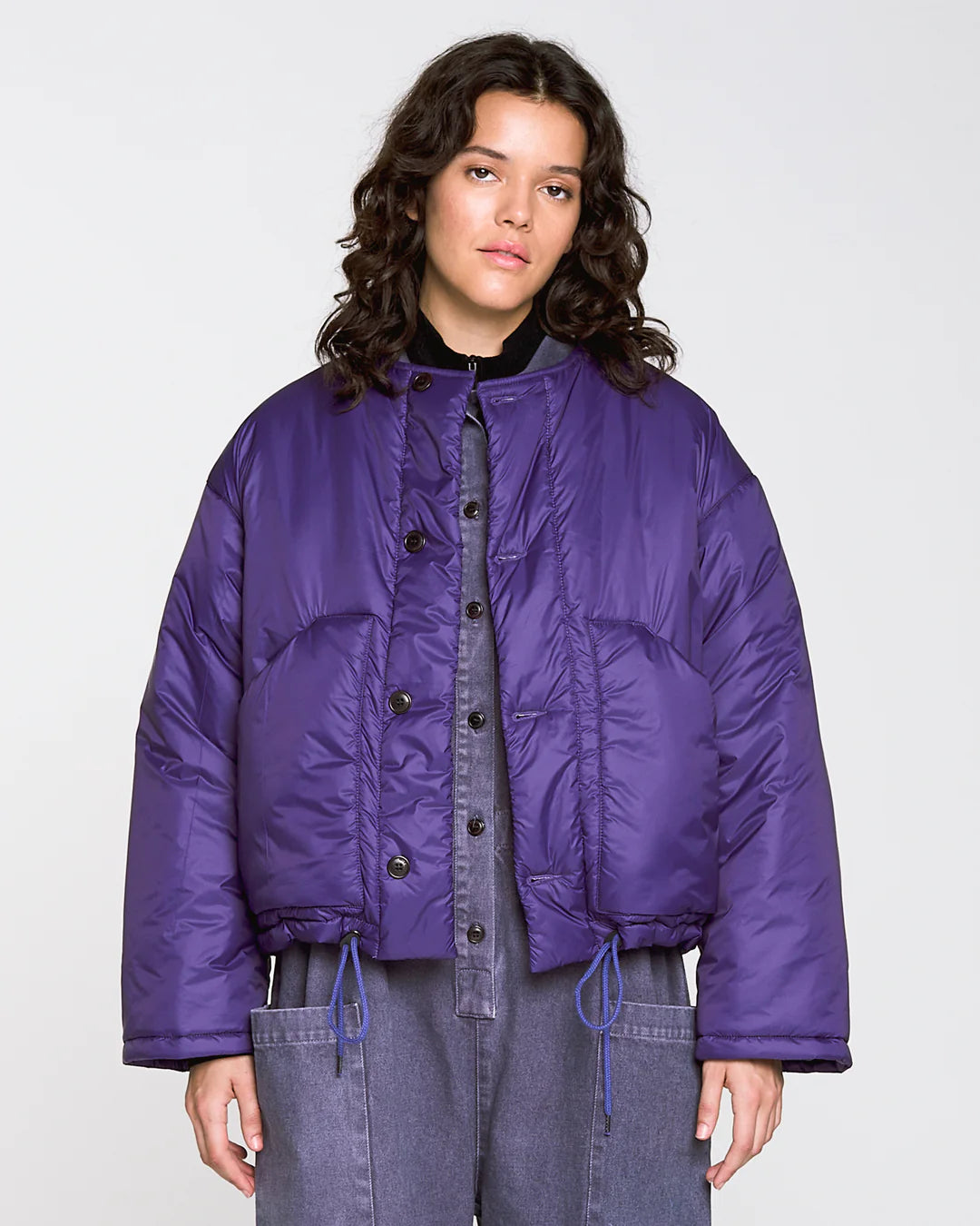 G.o.D Nuclear Jacket Padded Fury Nylon Mauve