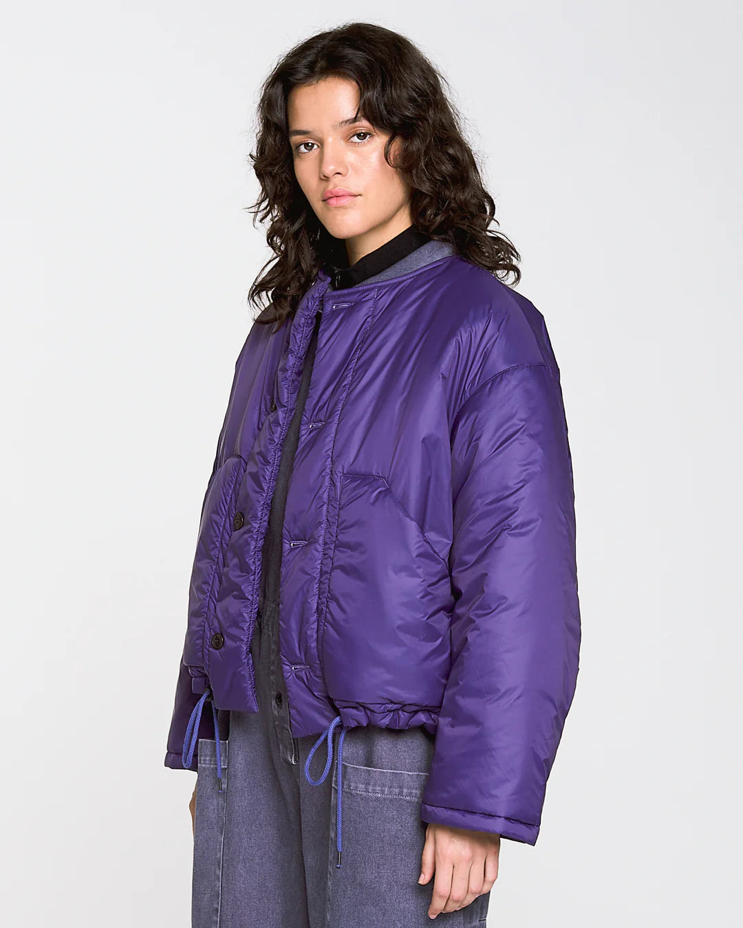 G.o.D Nuclear Jacket Padded Fury Nylon Mauve