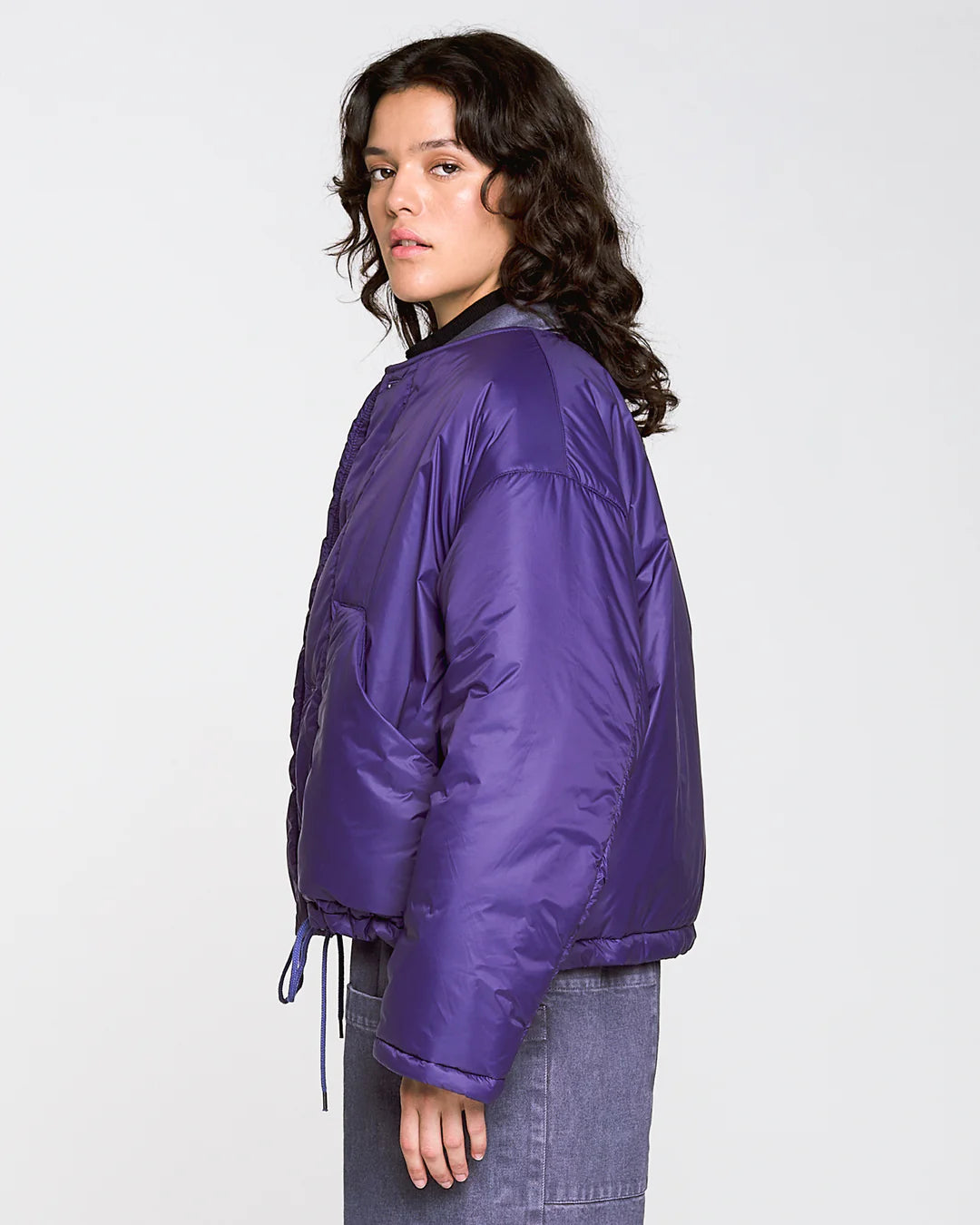 G.o.D Nuclear Jacket Padded Fury Nylon Mauve